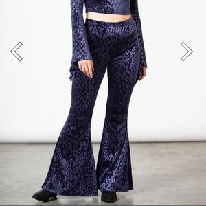 BNWT Killstar Ferine Bell Bottoms in Plum